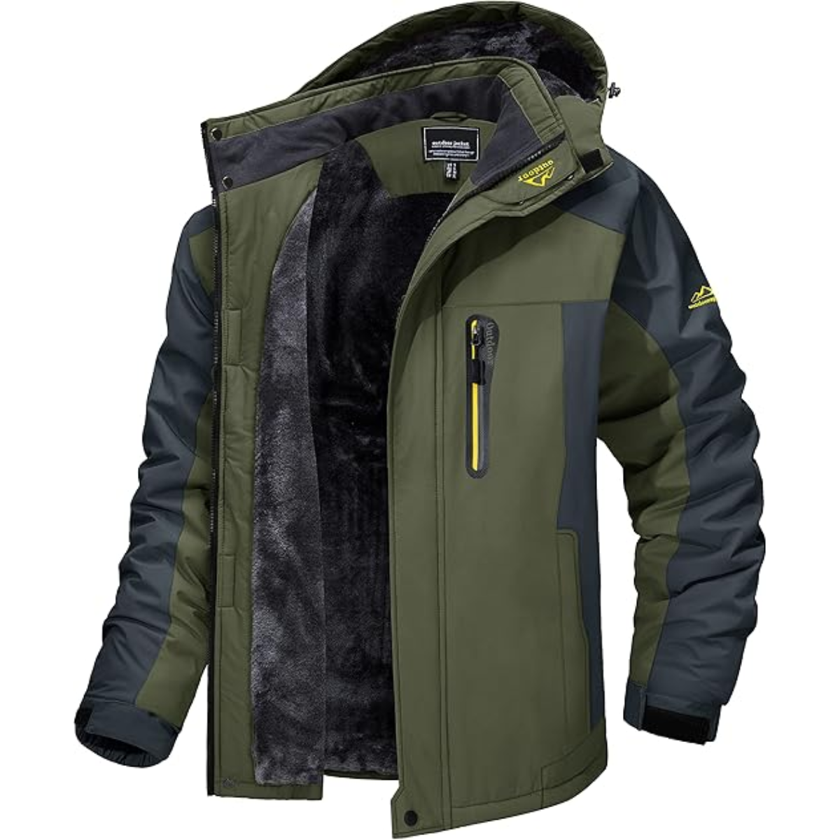 Goodie Oasis Comfortabel fleece winterjas voor heren
