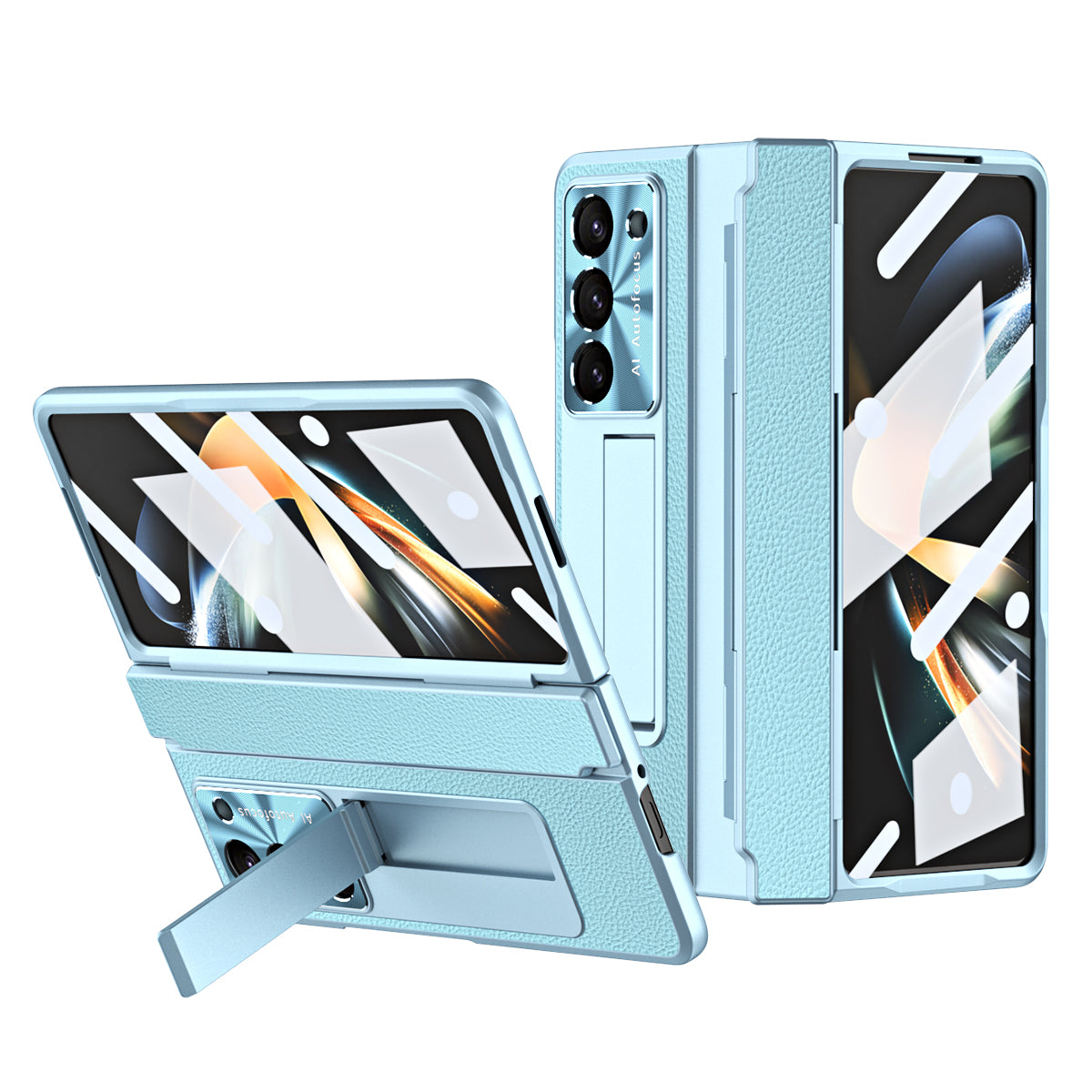 Goodie Oasis Luxe lederen magnetisch telefoonhoesje voor Samsung Galaxy Z Fold 3/4/5/6